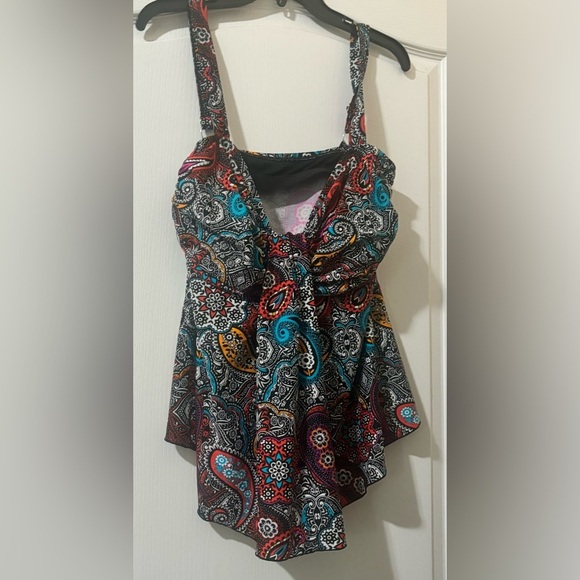 Mazu Swim Other - Mazu Apparel Swim Women's Size 18 Mazu Swim Halter Neck Tankini Swim Tank Top